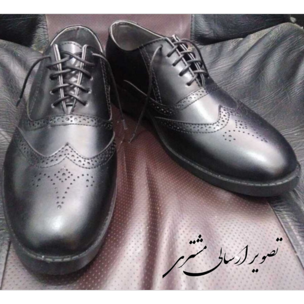 کفش چرم رسمی اداری مجلسی مردانه طرح بروژ Bruges رویه چرم خارجی قالب استاندارد ظریف بادوام Up31