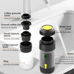 اسپرسو ساز شارژی و قابل حمل مدل north plus coffeemate g02