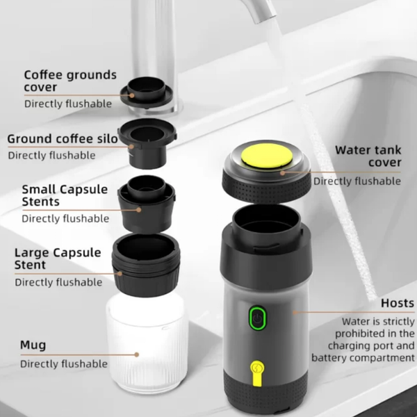 اسپرسو ساز شارژی و قابل حمل مدل north plus coffeemate g02