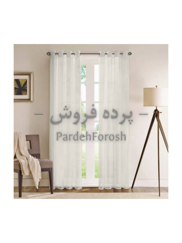 پنل پرده حریر ساده سایز 280x140 سانتیمتر