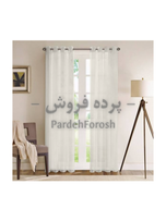 پنل پرده حریر ساده سایز 280x140 سانتیمتر