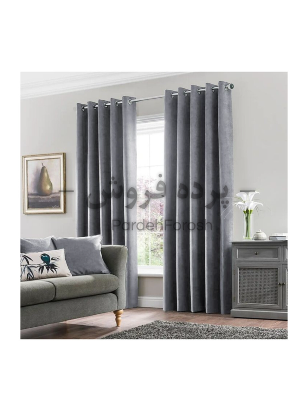 پنل پانچ مخمل ساده کالیفرنیا سایز 140×280 سانتیمتر