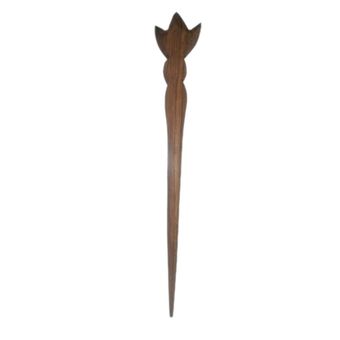 گیره مو کانزاشی مدل چوبی طرح 05