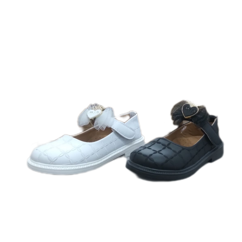 کفش بچه گانه مجلسی دخترانه طرح قلبی طرح دار