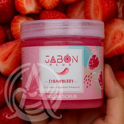 اسکراب ژبن پلاس 450 گرمی توت فرنگی