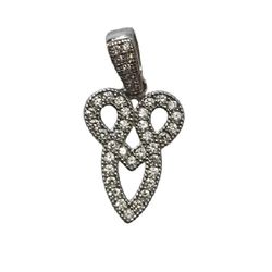 آویز نقره زنانه قلب بینهایت