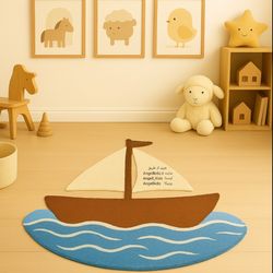 فرشینه قایق روی آب