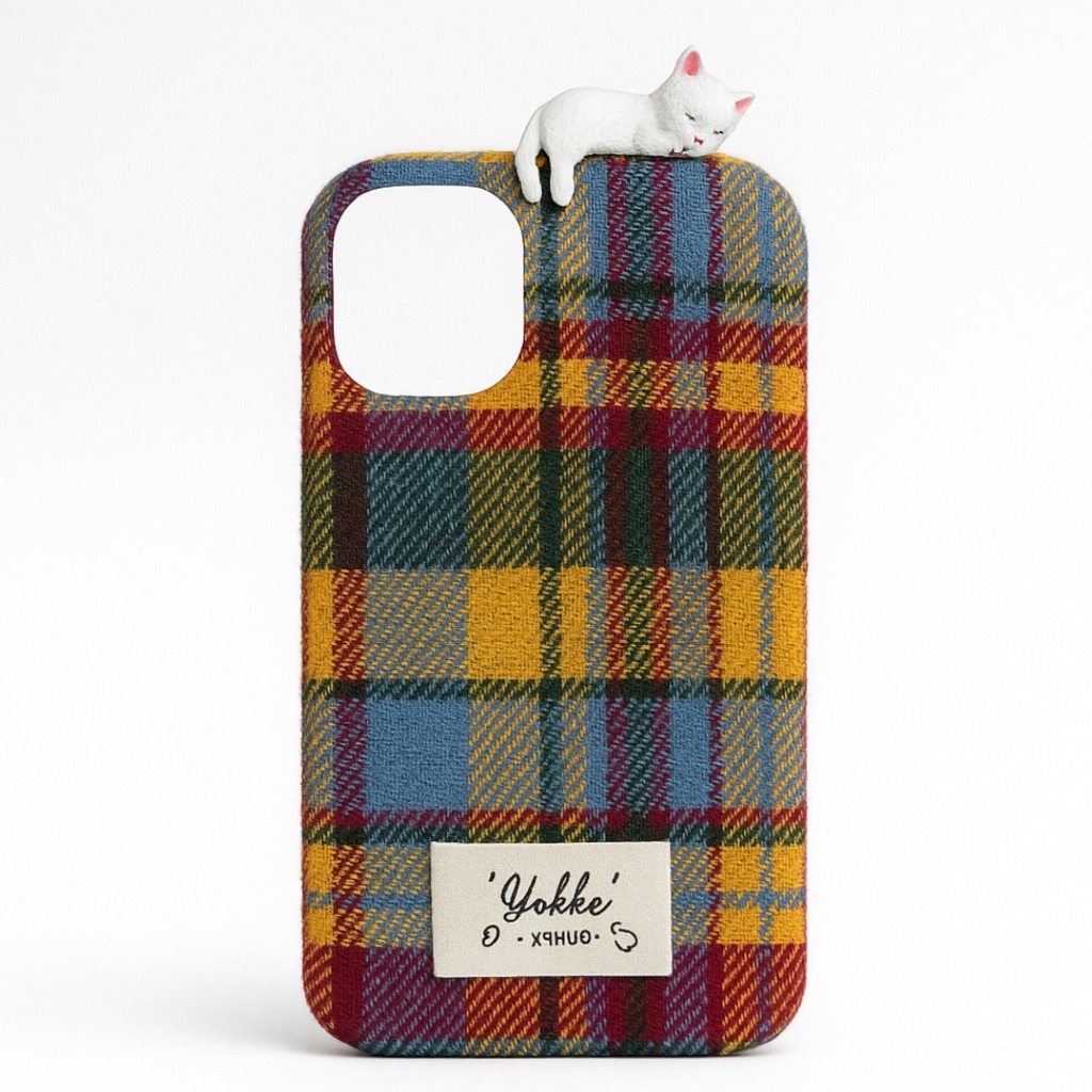 قاب فانتزی آیفون 11 گربه خوابالو | عروسکی VINTAGE STYLE