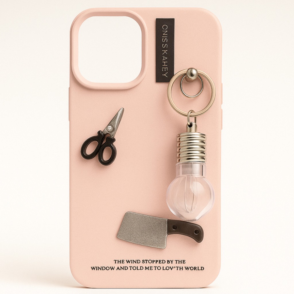 قاب فانتزی آیفون 15 طرح لامپ آویز | لامپ باتری‌ دار