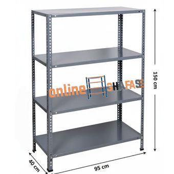 قفسه پیچ و مهره ای ارتفاع 1/5متری طول 95در عمق 40 سانتی متر