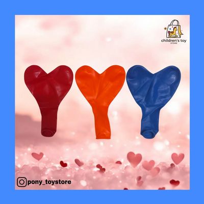 بادکنک طرح قلبی بسته 31عددی