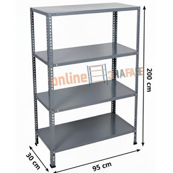 قفسه پیچ و مهره ای ارتفاع 2 متری طول 95در عمق 30 سانتی متر