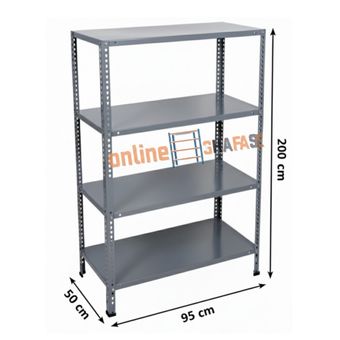 قفسه پیچ و مهره ای ارتفاع 2 متری طول 95در عمق 50 سانتی متر