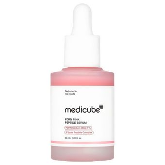 سرم صورتی روشن کننده پپتاید و PDRN مدی کیوب (Medicube PDRN Pink Peptide Serum)