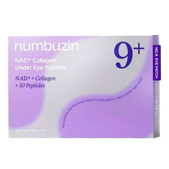 پچ زیر چشم ضد چروک، ضد پف و تیرگی شماره 9 نامبوزین (Numbuzin No.9 NAD+ Collagen Under Eye Patches)