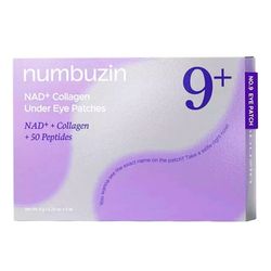 پچ زیر چشم ضد چروک، ضد پف و تیرگی شماره 9 نامبوزین (Numbuzin No.9 NAD+ Collagen Under Eye Patches)