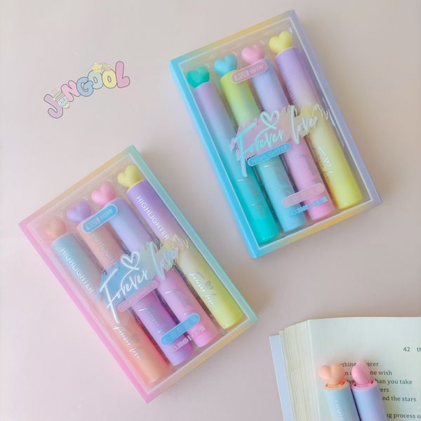 هایلایتر پاستلی قلبی