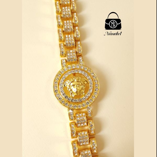 دستبند طلایی تاج طلایی شیر