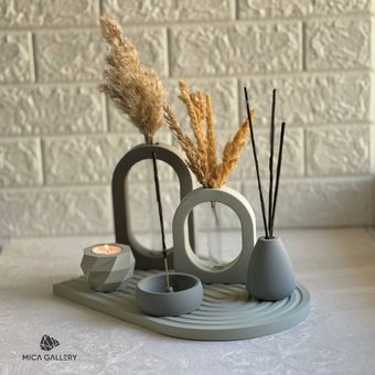 ست دکوری رومیزی / جلومبلی مدل < ترمه >