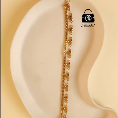 دستبند دو لاین قلبی کارتیر