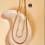 گردنبند دولاین ماری طلایی