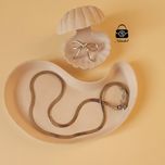 گردنبند تک لاین ماری نقره ای