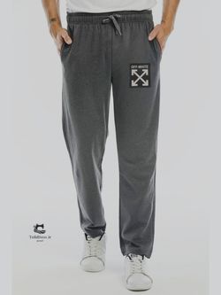 شلوار مردانه ملانژ طرح off