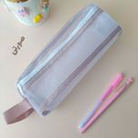 جامدادی توری پاستلی دوزیپ