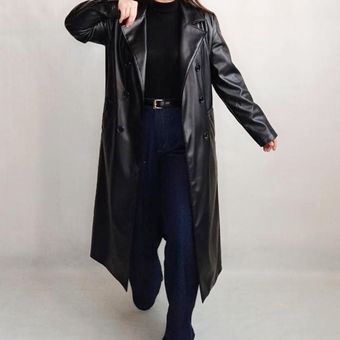 اورکت چرم Black