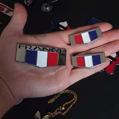 ارم فلزی پرچم فرانسه کوچک و بزرگ