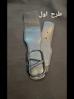 کمربند چرم و کش 7 سانتی