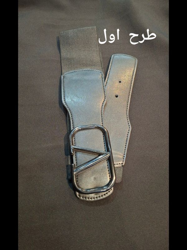 کمربند چرم و کش 7 سانتی