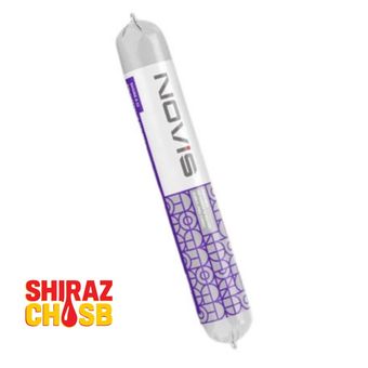 چسب پلی اورتان سوسیسی طوسی NOVIS نویس 600 گرم 16 عددی