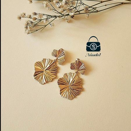 گوشواره طرح برگ