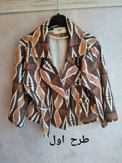 کت کراپ بلوئه طرحدار