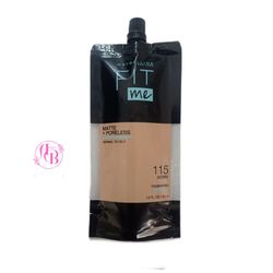 کرم پودر فیت می مدل Fit Me ساشه ای شماره 115 IVORY حجم 40 میل اورجینال