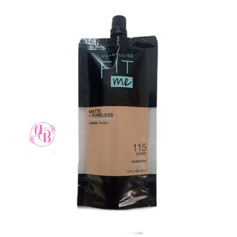 کرم پودر فیت می مدل Fit Me ساشه ای شماره 115 IVORY حجم 40 میل اورجینال