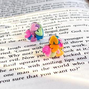 گوشواره پاستیلی🩷