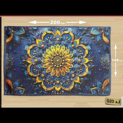 رومیزی - روپشتی مخمل پورش لمینت شده کد 20