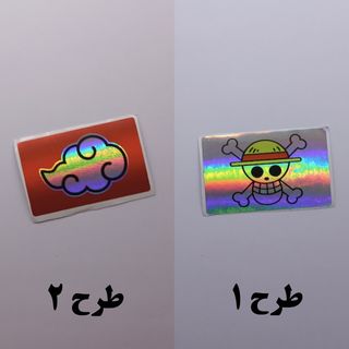برچسب کارتی طرح انیمه ای کد 77