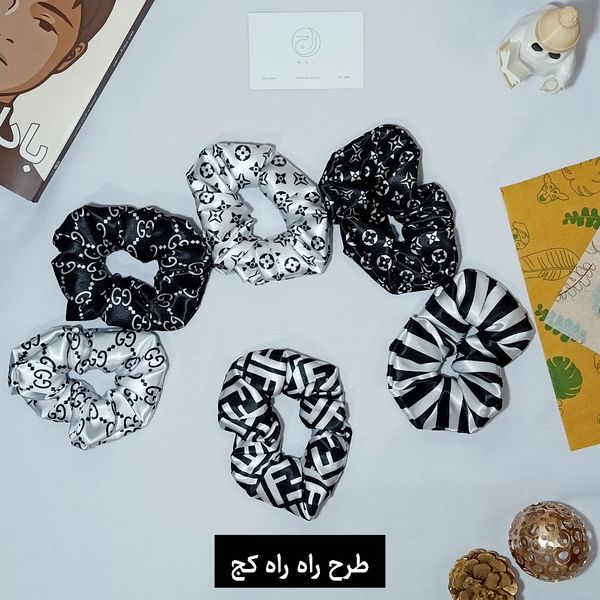 کش مو اسکرانچی طرح کلاسیک رَج