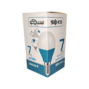 لامپ حبابی 7 وات سیدکو نور مهتاب پایه E14