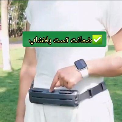 پنکه کمری شارژی هوشمند مدل F79 با باتری 5000 میلی‌آمپر (بدون نیاز به دست) ✅