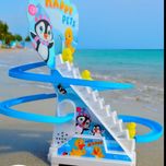 سرسره و پله برقی موزیکال طرح جوجه اردک