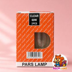 لامپ شمعی 60 وات پارس شهاب مدل 01 پایه E14 بسته 2 عددی