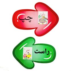 علائم چپ و راست ریاضی و فارسی لمینتی مگنتی