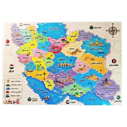 نقشه ایران لمینتی