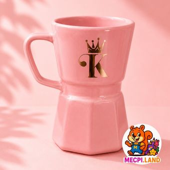 ماگ سرامیکی موکیات طرح king طلاکوب
