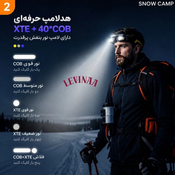 عینک ایمنی اسنوکمپ مدل سنسور دار