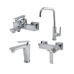 ست شیرآلات کسری مدل آمازون مجموعه 4  عددی کروم